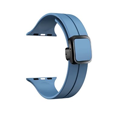 Piili Watch 42-44-45-46-49mm Silicone Kayış Mavi 6944629188456