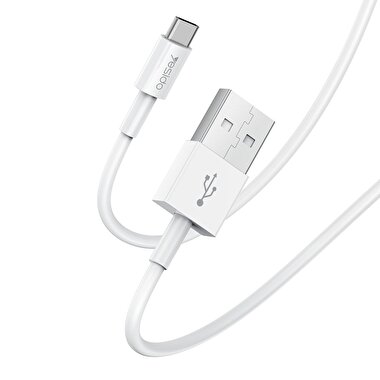 Yesido 1.2M 2.4A Usb to Type-C Hızlı Şarj Kablosu  6971050263841