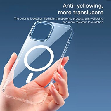Yesido iPhone 15 Pro Max Magsafe Kapak - Şeffaf 6971050267085