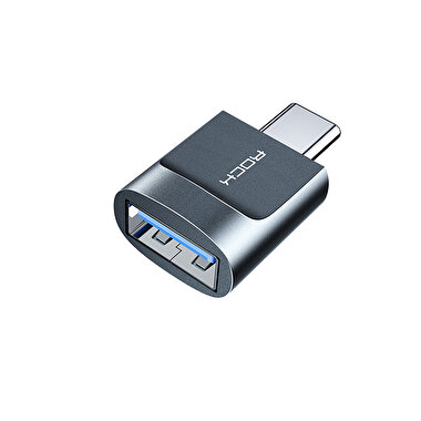 Rock Type-C USB Çevirici - Uzay Grisi 6972283947928