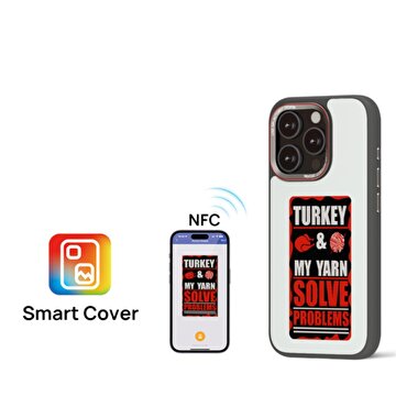URR iPhone 15 Pro NFC Smart Kılıf - Siyah 6972689502288