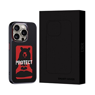 URR iPhone 15 Pro Max NFC Smart Kılıf - Siyah 6972689502295