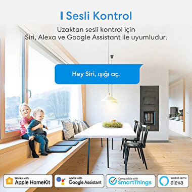 Meross Akıllı Wifi Duvar İçi Anahtar 6973696567888