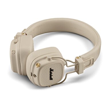 Marshall Major V Bluetooth Kulaküstü Kulaklık, Krem 7340055401111