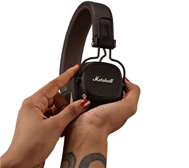 Marshall Major V Bluetooth Kulaküstü Kulaklık, Brown 7340055401128