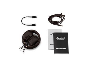 Marshall Major V Bluetooth Kulaküstü Kulaklık, Brown 7340055401128