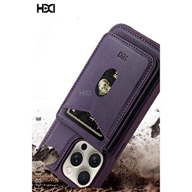 HDD iPhone 15 Pro Max Magsafe Deri Kılıf Siyah 8683140678005
