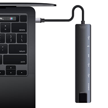 Buff Type C USB 8 in 1 Hub Çoklayıcı  Adaptör 8683548210777
