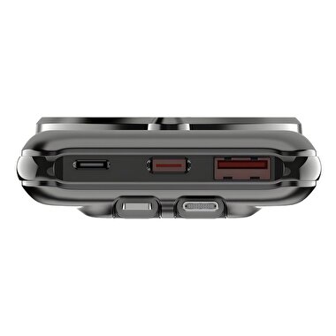 Buff 10000mAh Magsafe Ekranlı Powerbank - Gri 8683548216762