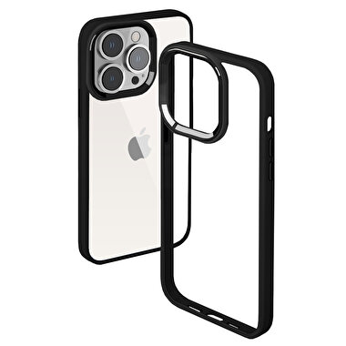 Buff iPhone 15 Pro Max New Air Bumper Kılıf Black 8683548217257
