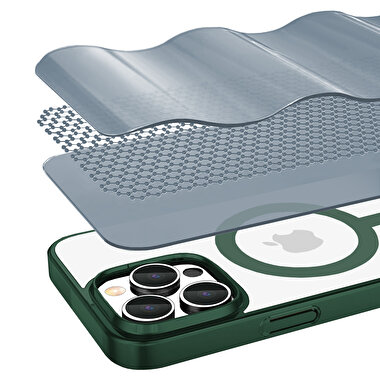 Buff iPhone 15 ProMax MagSafe Slim Fit Kılıf Green 8683548217899