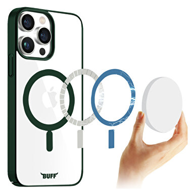 Buff iPhone 15 ProMax MagSafe Slim Fit Kılıf Green 8683548217899