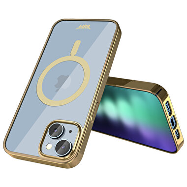 Buff iPhone 15 Plus MagSafe Slim Fit Kılıf Gold 8683548218001