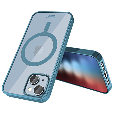Buff iPhone 15 MagSafe Slim Fit Kılıf Light Blue 8683548218117