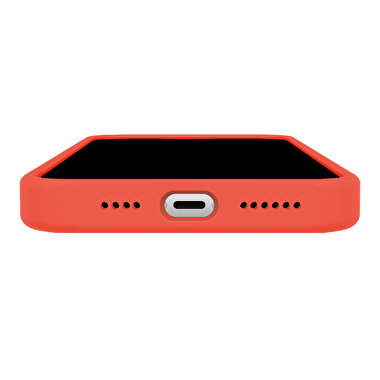 Buff iPhone 15 Pro Rubber Fit Kılıf Nectarine 8683548218605