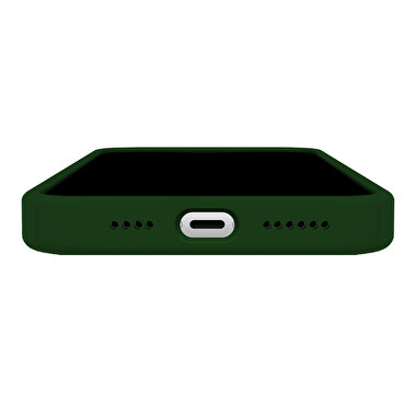 Buff iPhone 15 Rubber Fit Kılıf - Yeşil 8683548218773