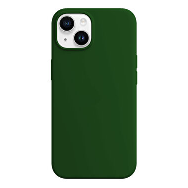 Buff iPhone 15 Rubber Fit Kılıf - Yeşil 8683548218773