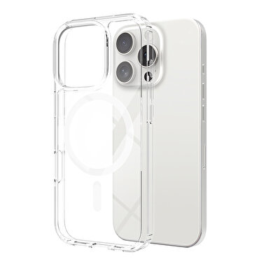 Buff iPhone 16 Pro Magsafe Air Hybrid Şeffaf Kılıf 8684387701709