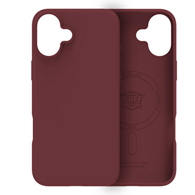 Buff iPhone 16 Plus Magsafe Rubber Kılıf-Plum 8684387702379