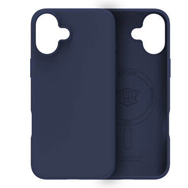 Buff iPhone 16 Magsafe Rubber Fit  Kılıf-Mavi 8684387702508