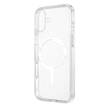 Uniq iPhone 16 Plus Clario Magsafe Kapak - Şeffaf 8886463689622