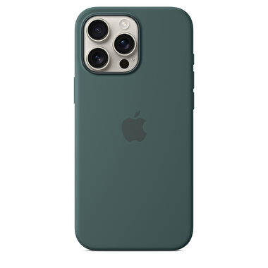 iPhone 16 Pro Max için MagSafe özellikli Silikon Kılıf - Göl Yeşili MA7V4ZM/A