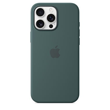 iPhone 16 Pro Max için MagSafe özellikli Silikon Kılıf - Göl Yeşili MA7V4ZM/A