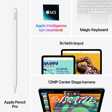 Apple 11 inç iPad Air M3 Wi-Fi 128GB Mavi MC9X4TU/A
