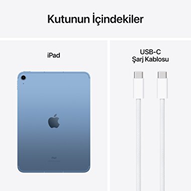 Apple 10.9 inç iPad Wi-Fi + Cellular 256GB - Mavi  MCMP4TU/A
