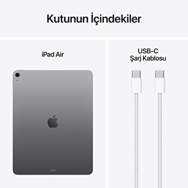 Apple 13 inç iPad Air M3 Wi-Fi 1TB Uzay Grisi MCQ04TU/A
