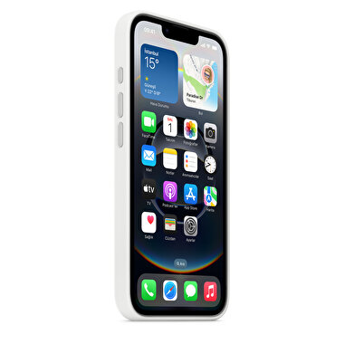 iPhone 16e için Silikon Kılıf – Beyaz MD3P4ZM/A