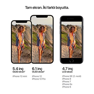 Apple iPhone 12 64GB Siyah  MGJ53TU/A