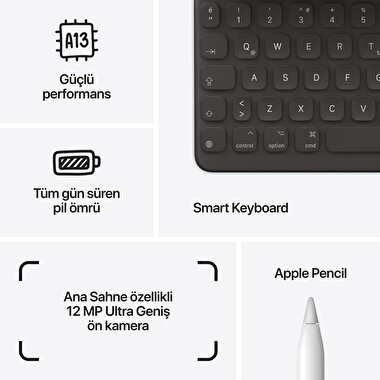 Apple iPad 10.2" Wi-Fi 64GB - Gümüş  MK2L3TU/A