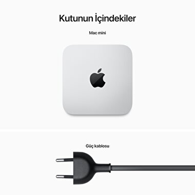 Apple Mac mini M2 çip 8-çekirdekli CPU ve 10-çekirdekli GPU, 512GB SSD - Gümüş MMFK3TU/A