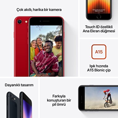 Apple iPhone SE 64GB Gece Yarısı  MMXF3TU/A