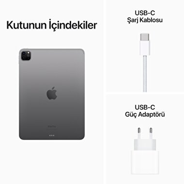 Apple 11 inç iPad Pro Wi-Fi 128GB - Uzay Grisi  MNXD3TU/A