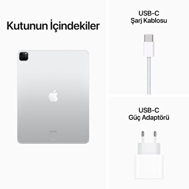 Apple 12.9 inç iPad Pro Wi-Fi + Cellular 1TB - Gümüş  MP253TU/A
