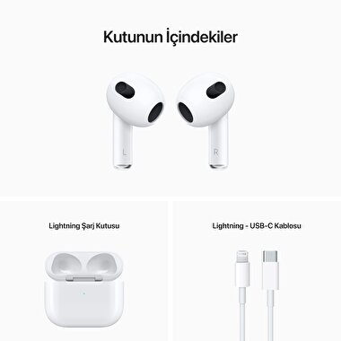 AirPods (3. nesil) ve Lightning Şarj Kutusu MPNY3TU/A