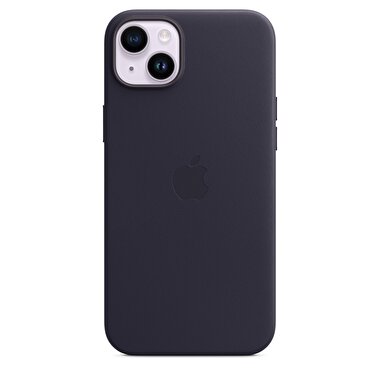iPhone 14 Plus için MagSafe özellikli Deri Kılıf - Mürekkep Moru MPPC3ZM/A