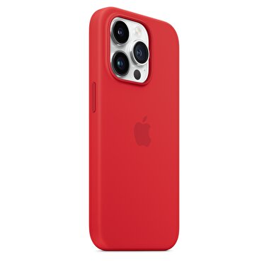 iPhone 14 Pro için MagSafe özellikli Silikon Kılıf - (PRODUCT)RED MPTG3ZM/A