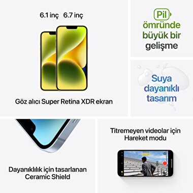 Apple iPhone 14 512GB Yıldız Işığı  MPX33TU/A