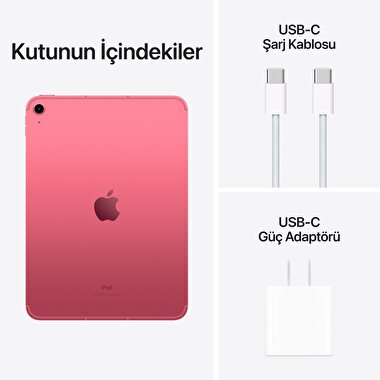 Apple 10.9 inç iPad Wi-Fi + Cellular 64GB - Pembe  MQ6M3TU/A