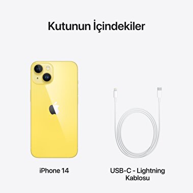 Apple iPhone 14 128GB Sarı  MR3X3TU/A