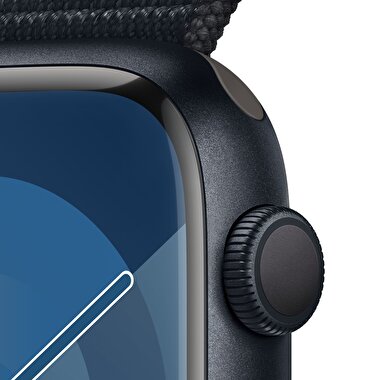 Apple Watch Series 9 GPS 45mm Gece Yarısı Alüminyum Kasa ve Gece Yarısı Spor Loop  MR9C3TU/A