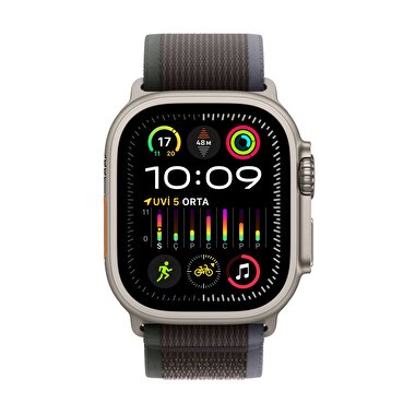Apple Watch Ultra 2 GPS + Cellular, 49mm Titanyum Kasa ve Mavi Ocean Kordon  MREG3TU/A