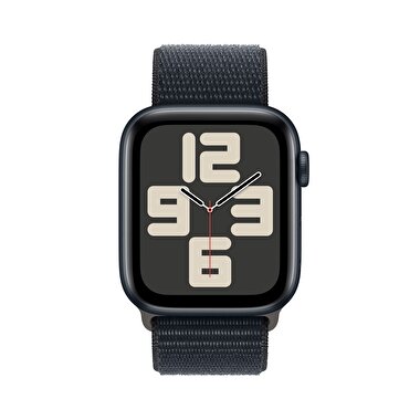 Apple Watch SE GPS + Cellular 44mm Gece Yarısı Alüminyum Kasa ve Gece Yarısı Spor Loop  MRHC3TU/A