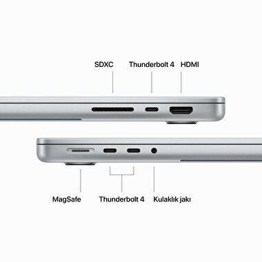 MacBook Pro 14 inc M3 Max 14CPU 30GPU 36GB 1TB SSD Gümüş  MRX83TU/A