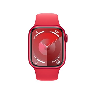 Apple Watch Series 9 GPS 41mm (PRODUCT)RED Alüminyum Kasa ve (PRODUCT)RED Spor Kordon - M/L  MRXH3TU/A