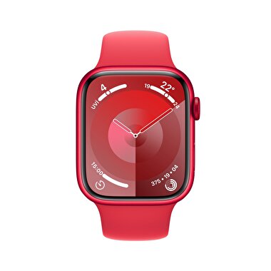 Apple Watch Series 9 GPS 45mm (PRODUCT)RED Alüminyum Kasa ve (PRODUCT)RED Spor Kordon - S/M  MRXJ3TU/A