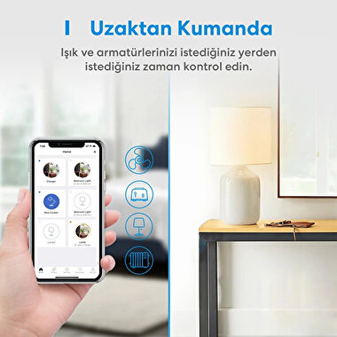 Meross Akıllı Priz 2 Tekli MSS210H
